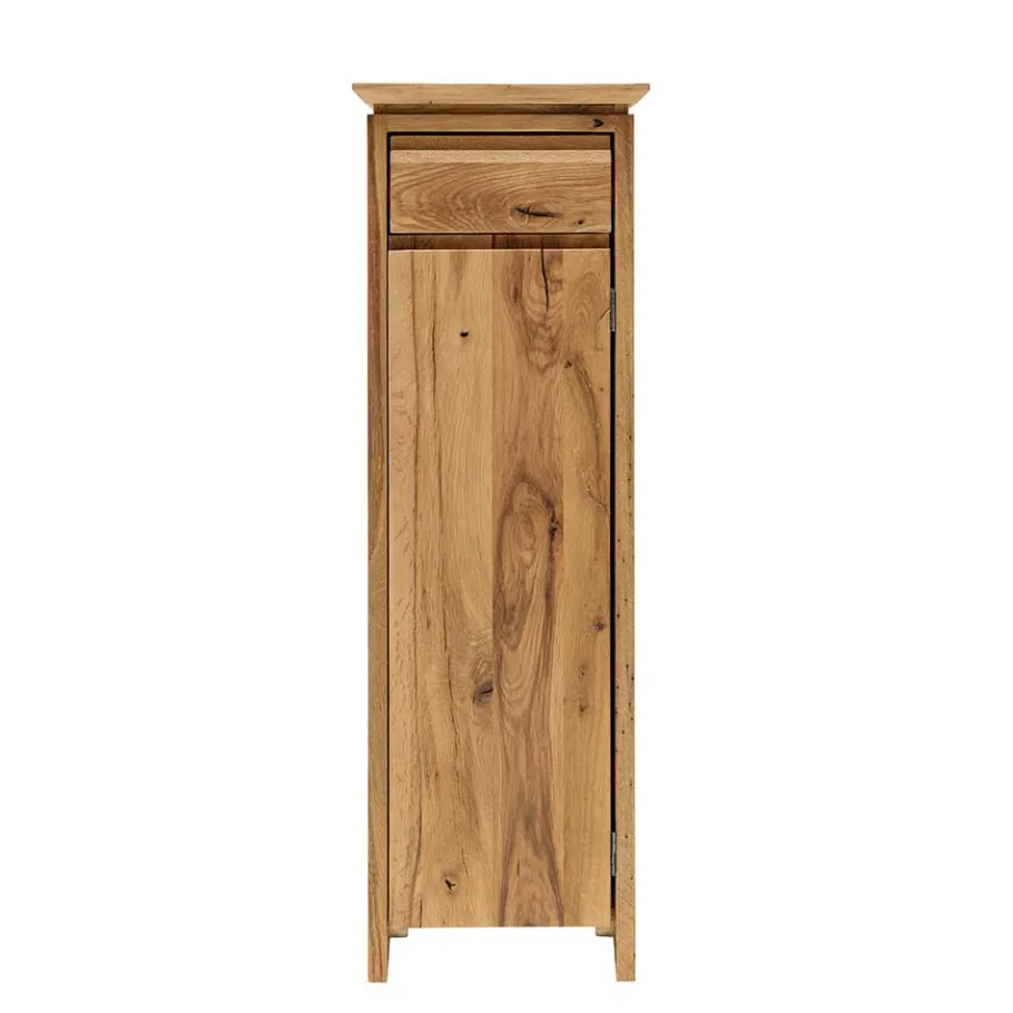 Hot Wohnen 30x90x30 Blumensäule Schrank aus Wildeiche massiv - Dancona