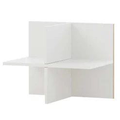 Hot Wohnen 51x185x41 Büro Regal Schrank in Weiß - Obtin