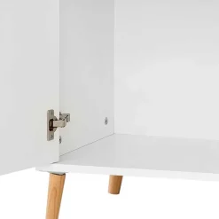Hot Wohnen 51x185x41 Büro Regal Schrank in Weiß - Obtin