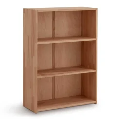 Wohnen 80x112x33 Büroregal aus Buche Massivholz - Bash