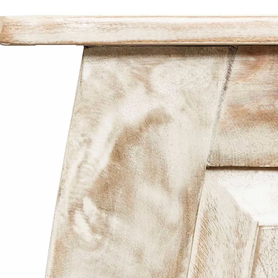 Clearance Wohnen 166x85x40 cm Akazie Sideboard in White Wash - Omie