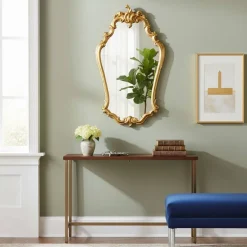 Best Wohnen 55x92x8 cm Barock Wandspiegel in Gold - Motiz