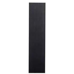 Outlet Wohnen 44x188x35 cm 1-türiger Schrank in Schwarz lackiert - Riley