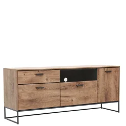 Online Wohnen 175x75x48 cm Wohnzimmer Sideboard in Holzoptik - Xindus