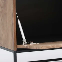 Online Wohnen 175x75x48 cm Wohnzimmer Sideboard in Holzoptik - Xindus