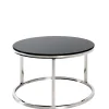 Clearance Wohnen 60x36x60 Couchtisch aus Schwarzglas - Zyaman