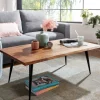 Clearance Wohnen 110x40x60 Couchtisch aus Sheesham Massivholz - Placer