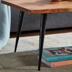 Clearance Wohnen 110x40x60 Couchtisch aus Sheesham Massivholz - Placer