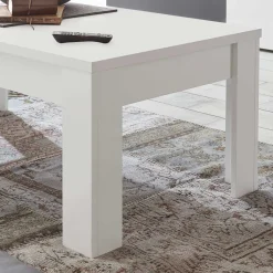 Sale Wohnen 122x45x65 Couchtisch in Weiß lackiert - Mikes