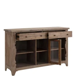 Discount Wohnen 156x99x48 Design Anrichte im Vintage Look - Veier