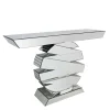Online Wohnen 119x80x35 Design Konsoltisch in Spiegel Optik - Maroco