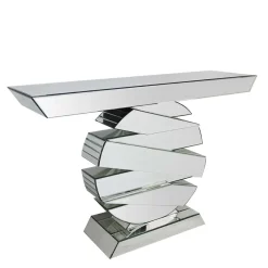 Online Wohnen 119x80x35 Design Konsoltisch in Spiegel Optik - Maroco
