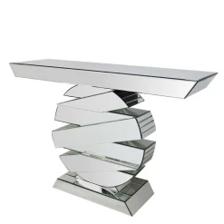 Online Wohnen 119x80x35 Design Konsoltisch in Spiegel Optik - Maroco
