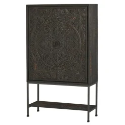 Wohnen 110x190x45 Design Schrank mit Schnitzereien - Jenn