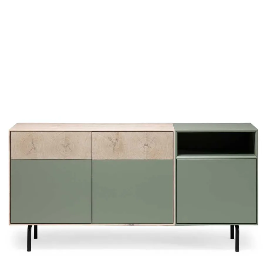 Best Wohnen 180x84x45 Design Sideboard zweifarbig - Ajevos