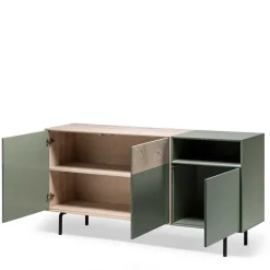 Best Wohnen 180x84x45 Design Sideboard zweifarbig - Ajevos