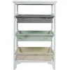 Online Wohnen 54x86x32 Designer Regal aus Kiefer im Shabby Chic - Caprera