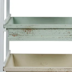 Online Wohnen 54x86x32 Designer Regal aus Kiefer im Shabby Chic - Caprera