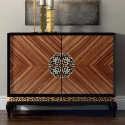 Best Wohnen 128x100x52 Designkommode mit Türen - Strada