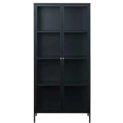 Wohnen 90x190x40 Doppeltür Vitrine aus Metall - Butoaie