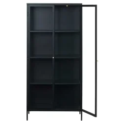 Wohnen 90x190x40 Doppeltür Vitrine aus Metall - Butoaie