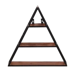 Clearance Wohnen 50x50x13 Dreieck Wandregal mit drei Böden - Mendoza