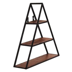 Clearance Wohnen 50x50x13 Dreieck Wandregal mit drei Böden - Mendoza