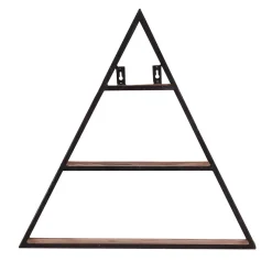 Clearance Wohnen 50x50x13 Dreieck Wandregal mit drei Böden - Mendoza