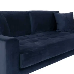 Online Wohnen 210x78x93 3er Wohnzimmercouch im Skandi Design - Sulcan