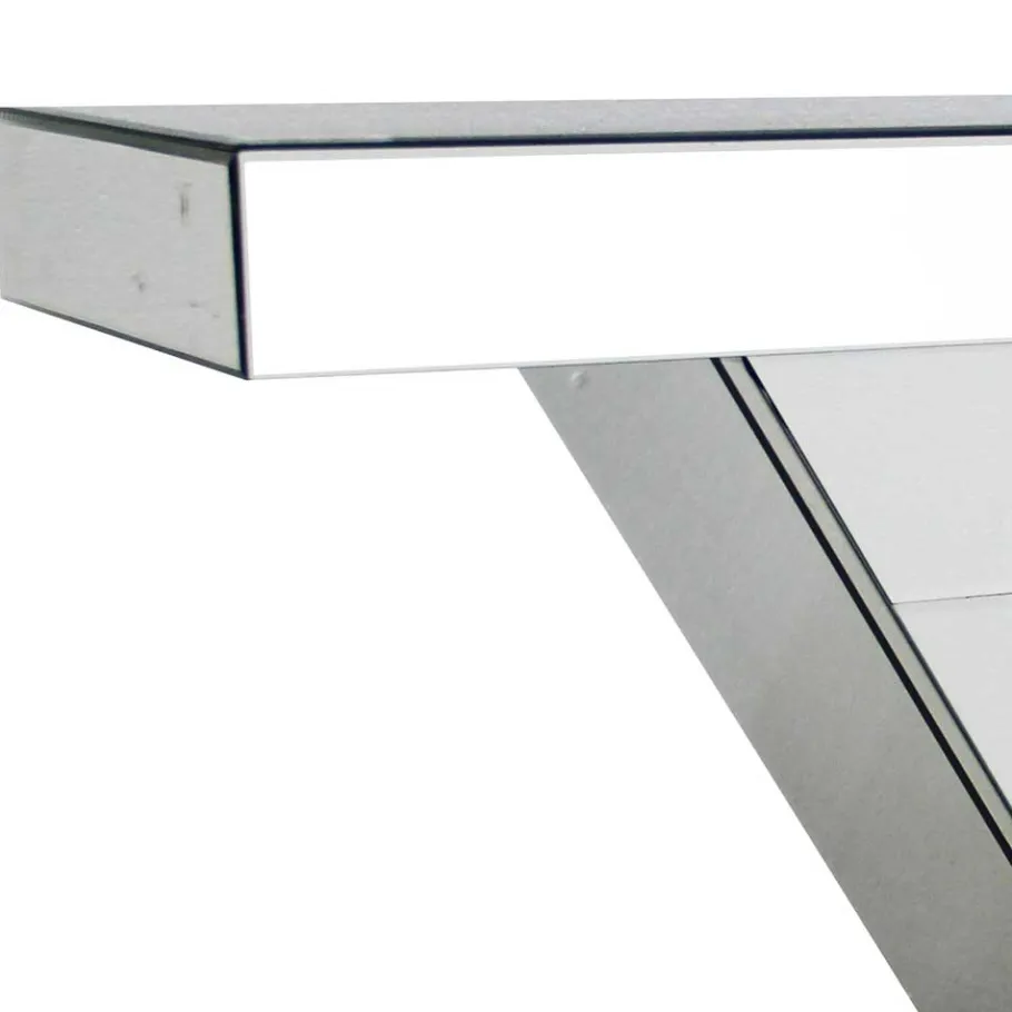 Discount Wohnen 120x80x36 Extravaganter Tisch aus Spiegelglas - Livino