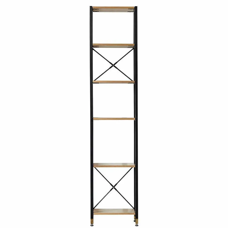 Best Wohnen 253x210x30 Garderobe - offener Kleiderschrank - Borgetto
