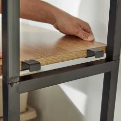 Best Wohnen 253x210x30 Garderobe - offener Kleiderschrank - Borgetto