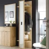 Outlet Wohnen 50x198x38 Garderobe mit Spiegel - Vardriva