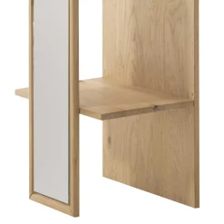Outlet Wohnen 50x198x38 Garderobe mit Spiegel - Vardriva