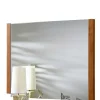 Outlet Wohnen 80x60x2 Glasspiegel in Ahornfarben - Gromany