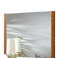 Outlet Wohnen 80x60x2 Glasspiegel in Ahornfarben - Gromany