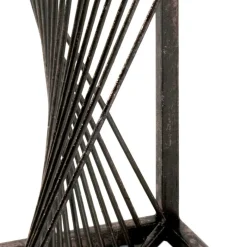 Wohnen 30x60x30 Glastisch mit Metallgestell - Tyrcio
