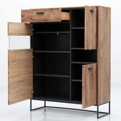 Outlet Wohnen 110x148x38 Highboard im Factory Style - Xindus