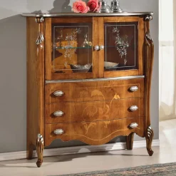 Clearance Wohnen 107x120x40 Highboard im Italienischen Stil - Carlenna
