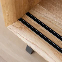 Online Wohnen 101x101x45 Highboard mit Schiebetüren - Fabiella
