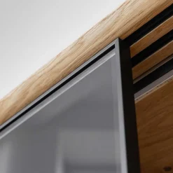 Online Wohnen 101x101x45 Highboard mit Schiebetüren - Fabiella