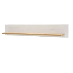 Outlet Wohnen 150x25x22 Hängeboard in Natur & Weiß - Samula