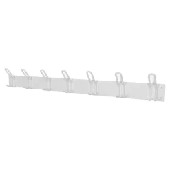 Hot Wohnen 100x14x7 Hängende Garderobe mit 7 doppelten Haken - Thilado