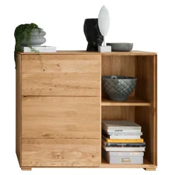 Best Wohnen 97x84x41 Hängeschrank aus Wildeiche Massivholz - Sinta