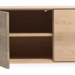 Sale Wohnen 205x43x40 Hängeschrank fürs Wohnzimmer in Eiche Bianco - Enifra
