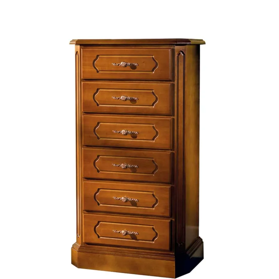 Best Wohnen 60x105x36 Hochkommode im klassischen Stil - Gestrov