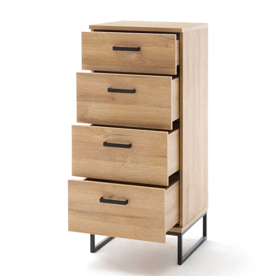 Clearance Wohnen 50x116x44 Hochkommode mit Bügelgestell - Truvisas