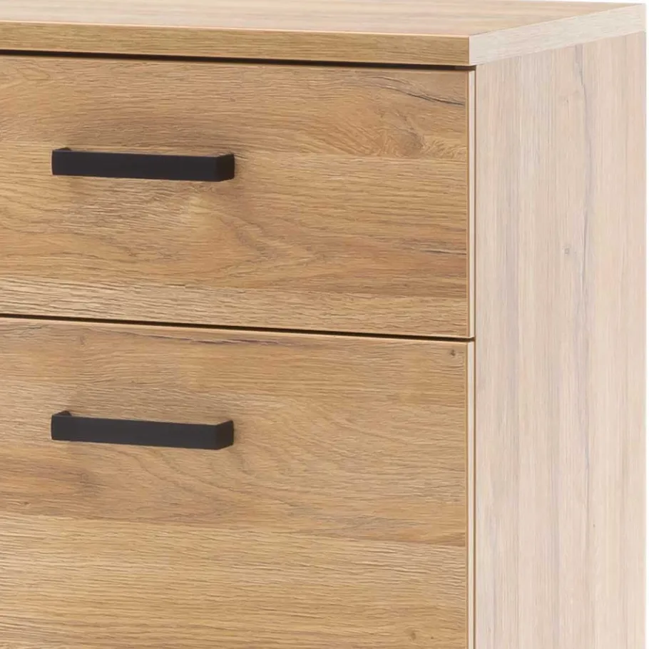 Clearance Wohnen 50x116x44 Hochkommode mit Bügelgestell - Truvisas