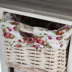 Online Wohnen 31x89x31 Hochkommode mit vier Körben - Galiferia