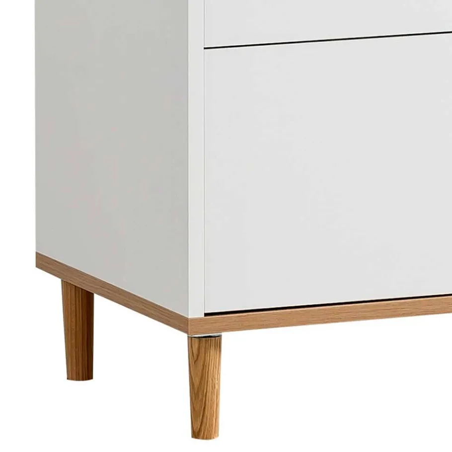 Wohnen 80x117x40 Hochkommode mit vier Schubladen - Ambreros